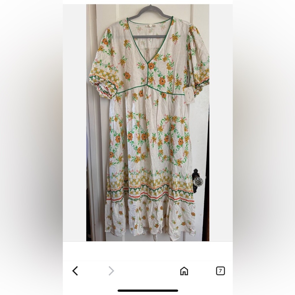 Floral Print Maxi Dress